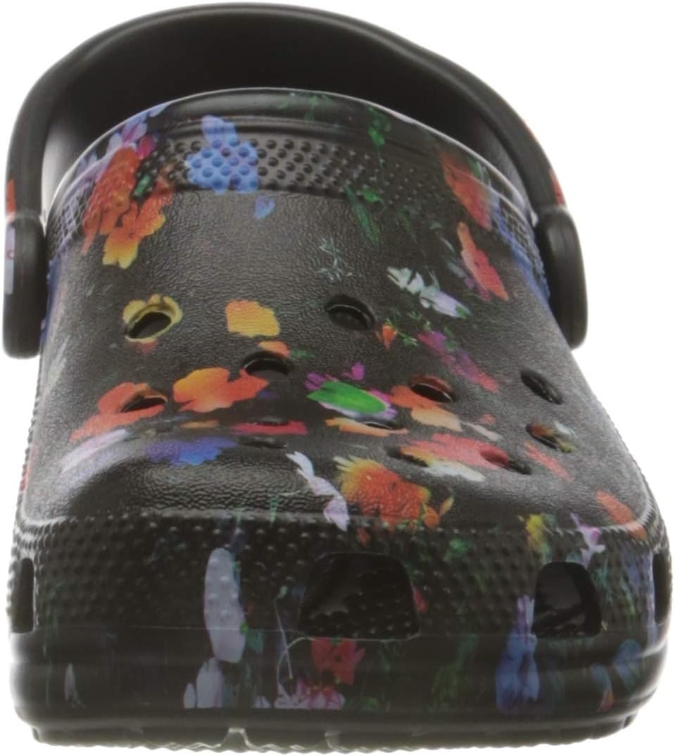 image:imageCrocs Classic ClogsFloral PrintBlack