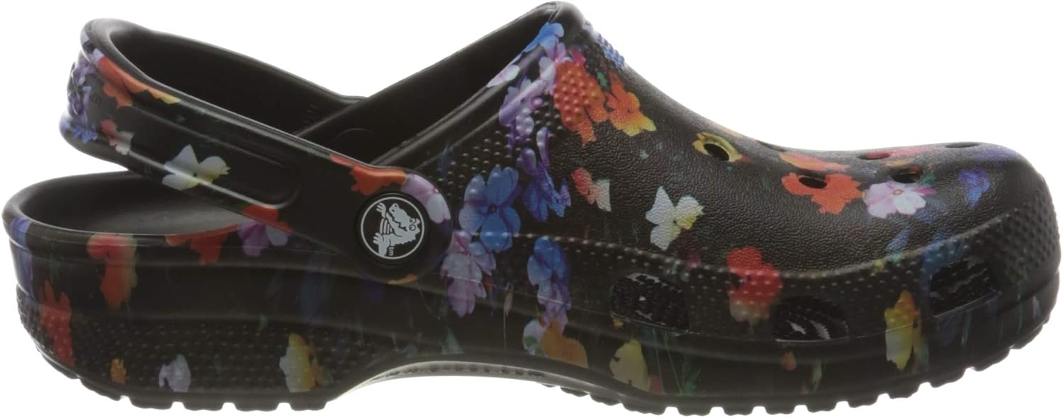 image:imageCrocs Classic ClogsFloral PrintBlack