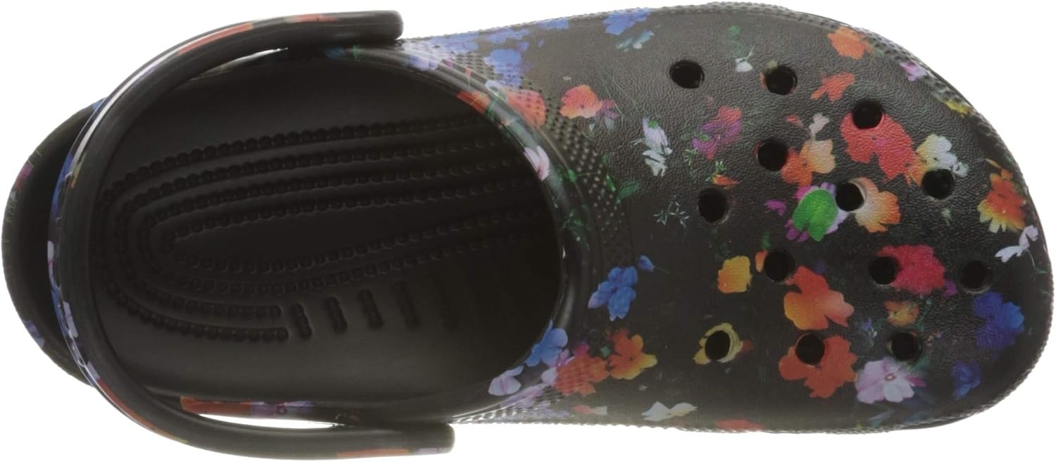 image:imageCrocs Classic ClogsFloral PrintBlack
