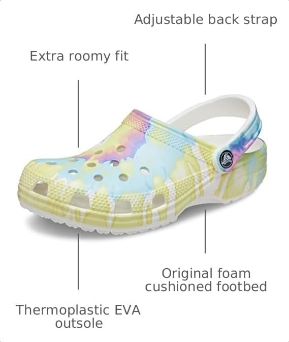 image:imageCrocs Classic ClogsPastel Tie Dye