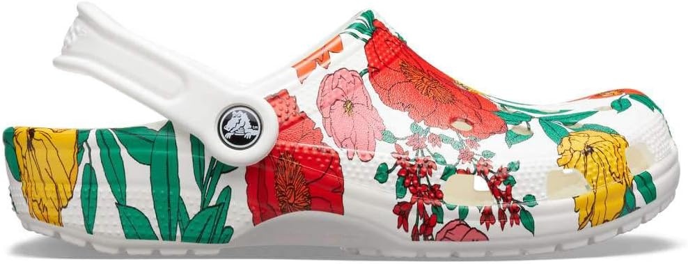 image:imageCrocs Classic ClogsWhiteFloral