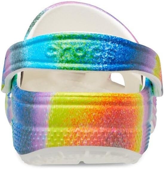 image:imageCrocs Classic ClogsWhiteMulti Spray Dye