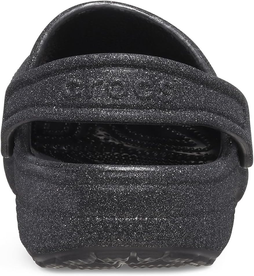 image:imageCrocs Kids Classic Glitter Clog Casual ShoesBlack Glitter