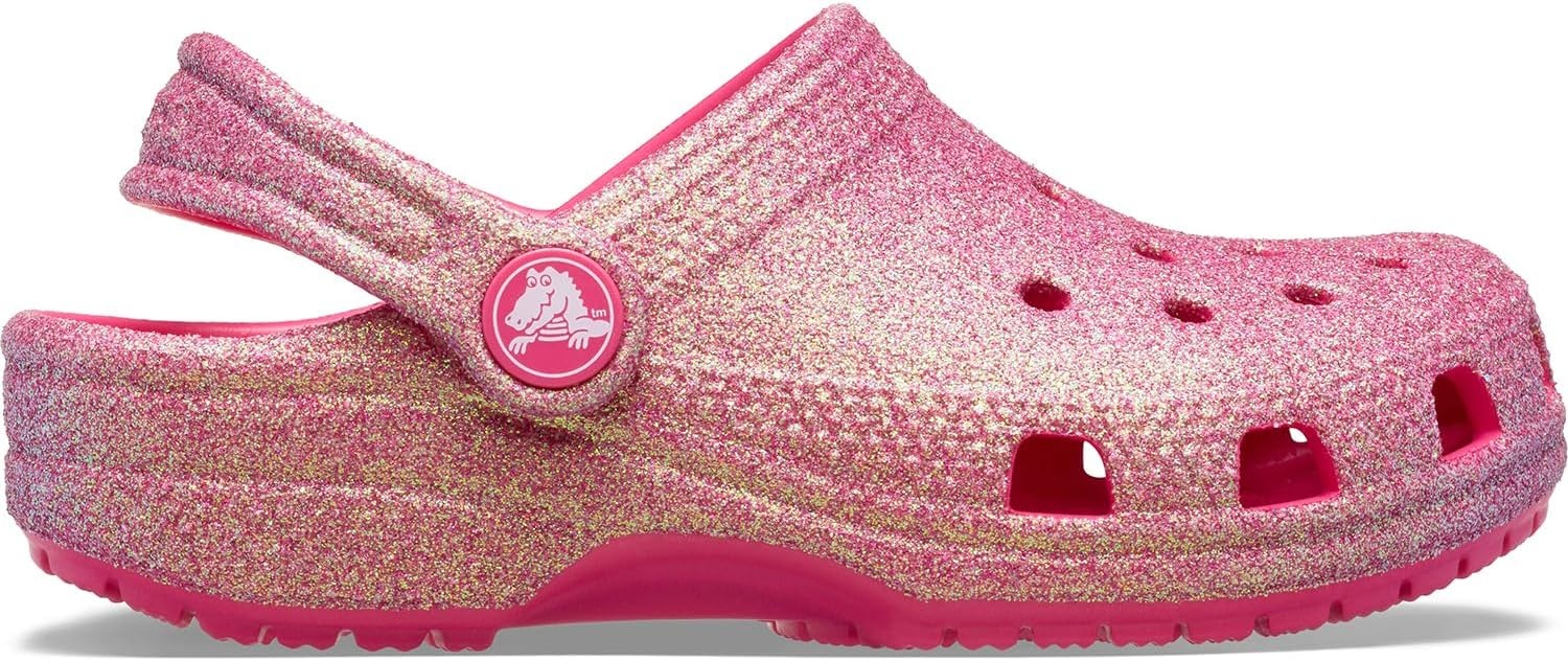 image:imageCrocs Kids Classic Glitter Clog Casual ShoesDragon Fruit