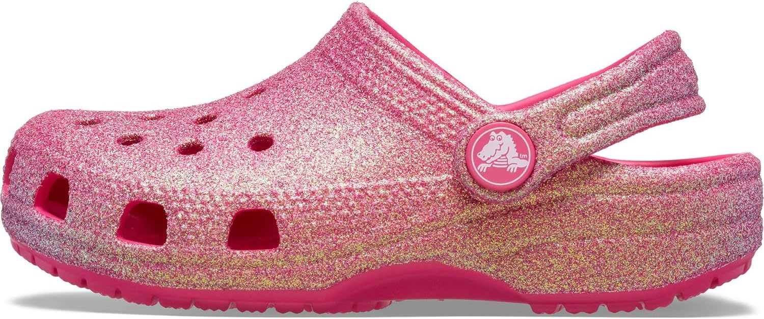 image:imageCrocs Kids Classic Glitter Clog Casual ShoesDragon Fruit
