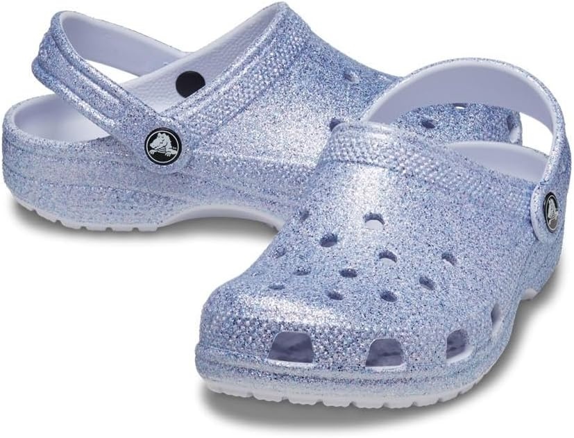 image:imageCrocs Kids Classic Glitter Clog Casual ShoesFrosted Glitter
