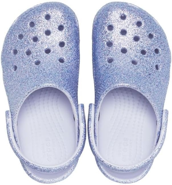 image:imageCrocs Kids Classic Glitter Clog Casual ShoesFrosted Glitter