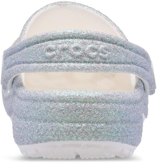 image:imageCrocs Kids Classic Glitter Clog Casual ShoesGlittery White