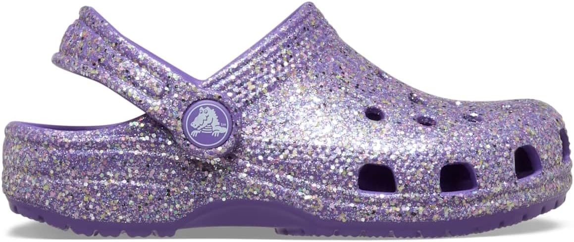 image:imageCrocs Kids Classic Glitter Clog Casual ShoesPurple