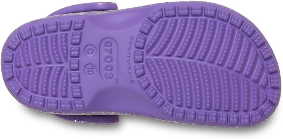 image:imageCrocs Kids Classic Glitter Clog Casual ShoesPurple