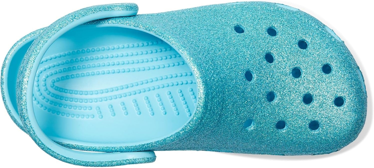 image:imageCrocs Kids Classic Glitter Clog Casual ShoesTinted Glass