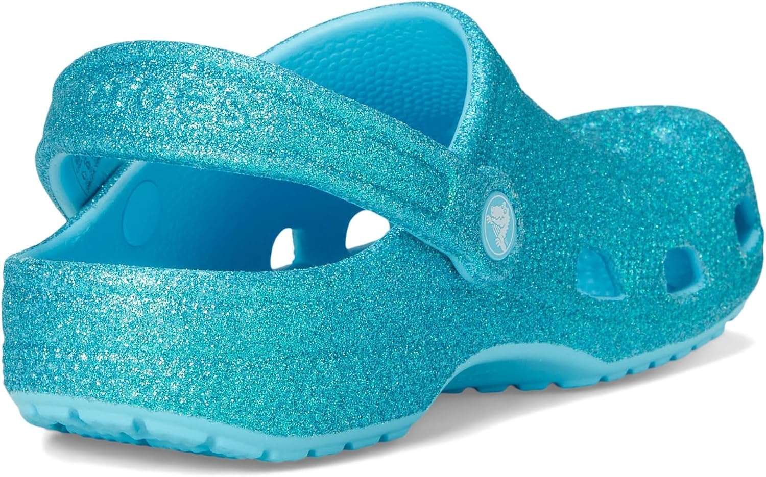 image:imageCrocs Kids Classic Glitter Clog Casual ShoesTinted Glass