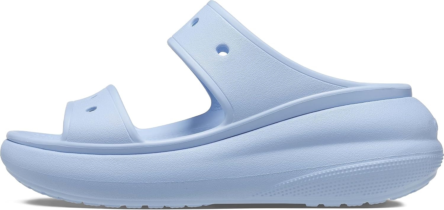 image:imageCrocs Unisex Adult Classic Crush Sandals Casual SandalsBlue Calcite