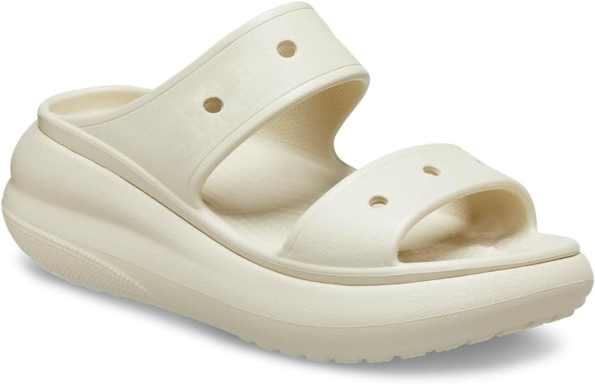 image:imageCrocs Unisex Adult Classic Crush Sandals Casual SandalsBone