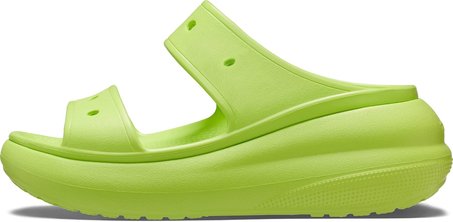 image:imageCrocs Unisex Adult Classic Crush Sandals Casual SandalsLimeade