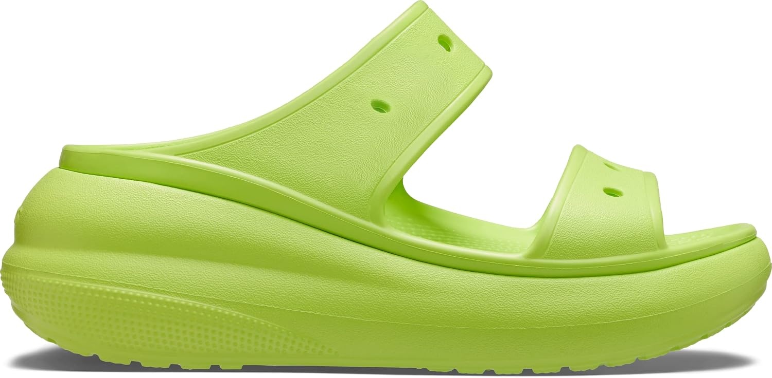 image:imageCrocs Unisex Adult Classic Crush Sandals Casual SandalsLimeade