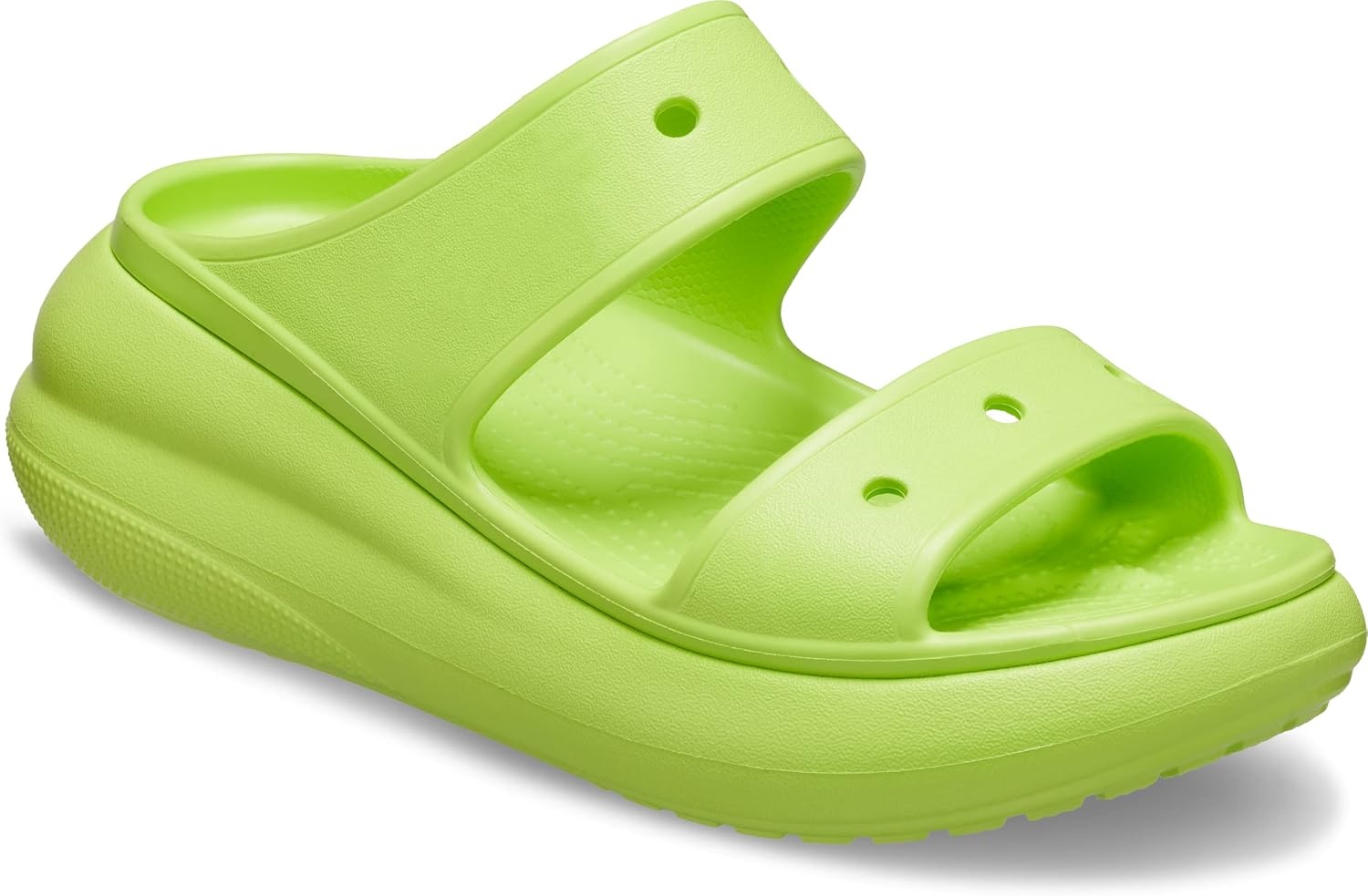 image:imageCrocs Unisex Adult Classic Crush Sandals Casual SandalsLimeade