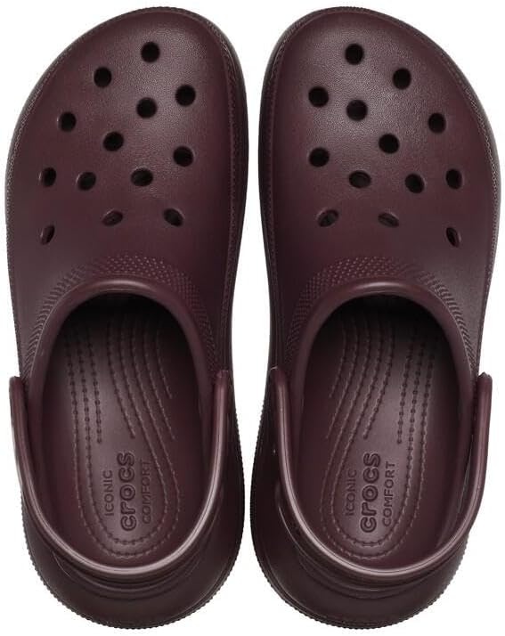 image:imageCrocs Unisex Adult Crush ClogsDark Cherry