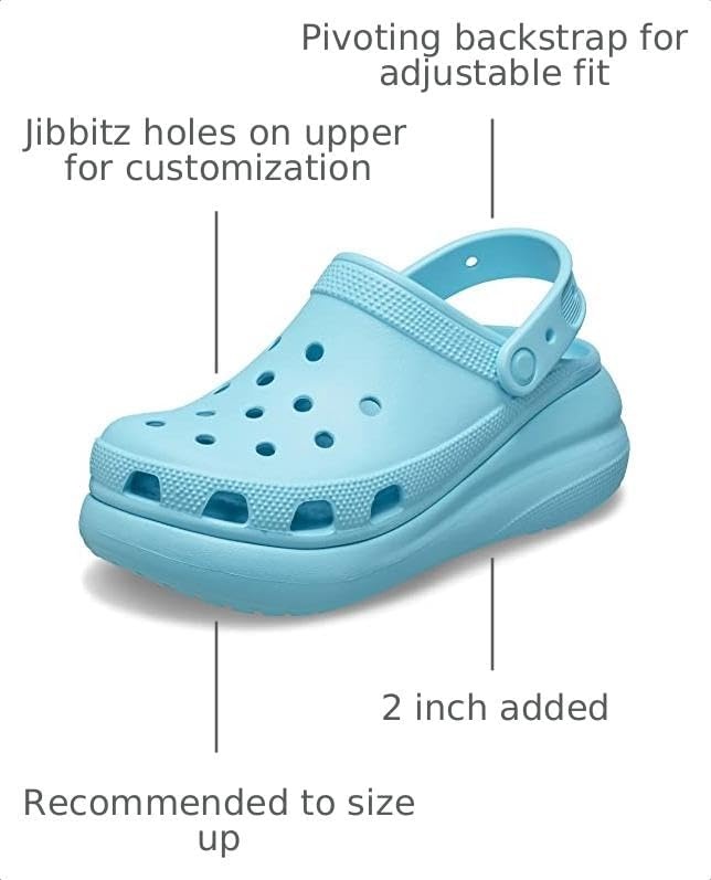 image:imageCrocs Unisex Adult Crush ClogsNeptune