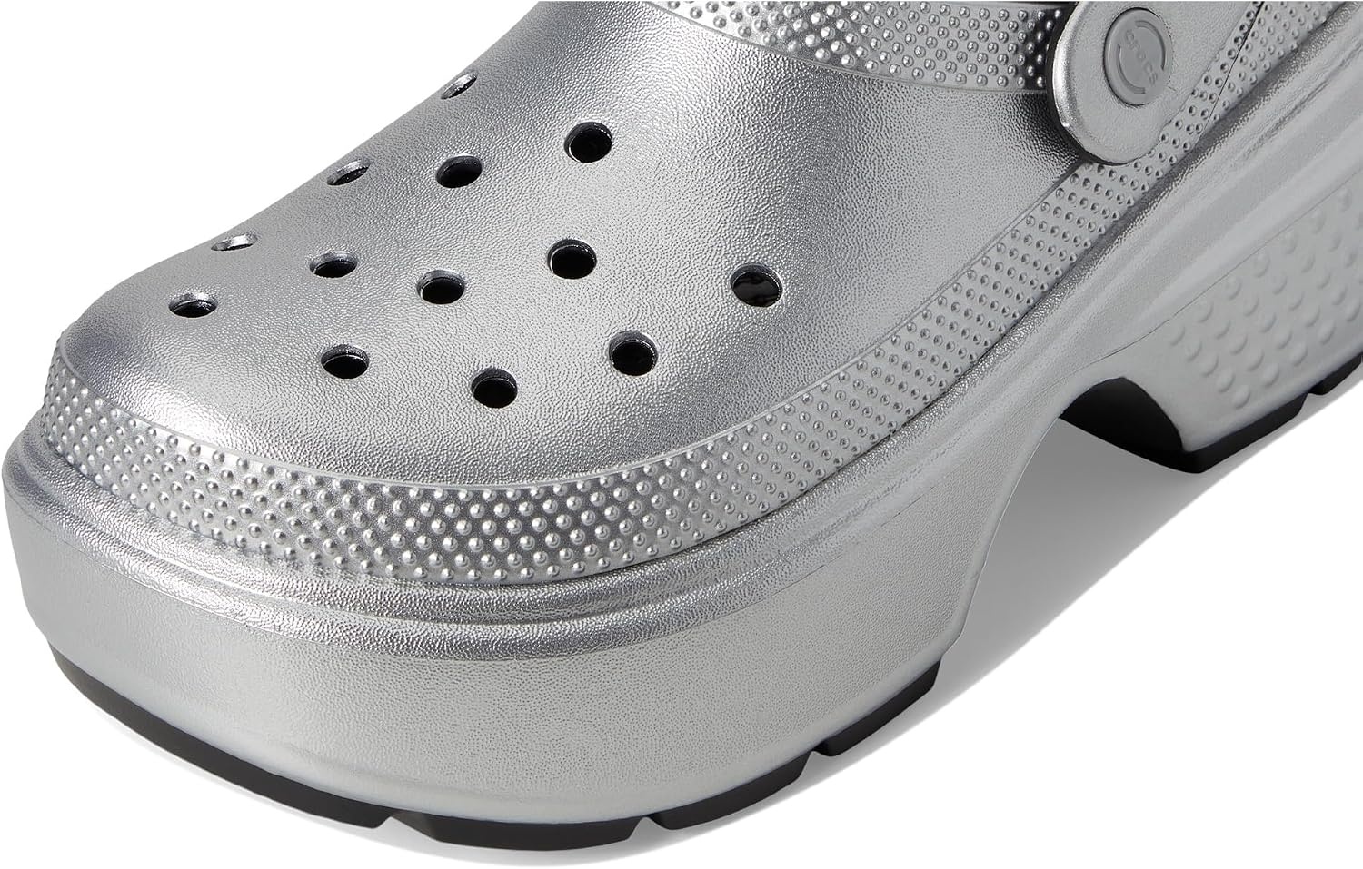 image:imageCrocs Womens Stomp Clog Slipon Shoes Casual ShoesSilver