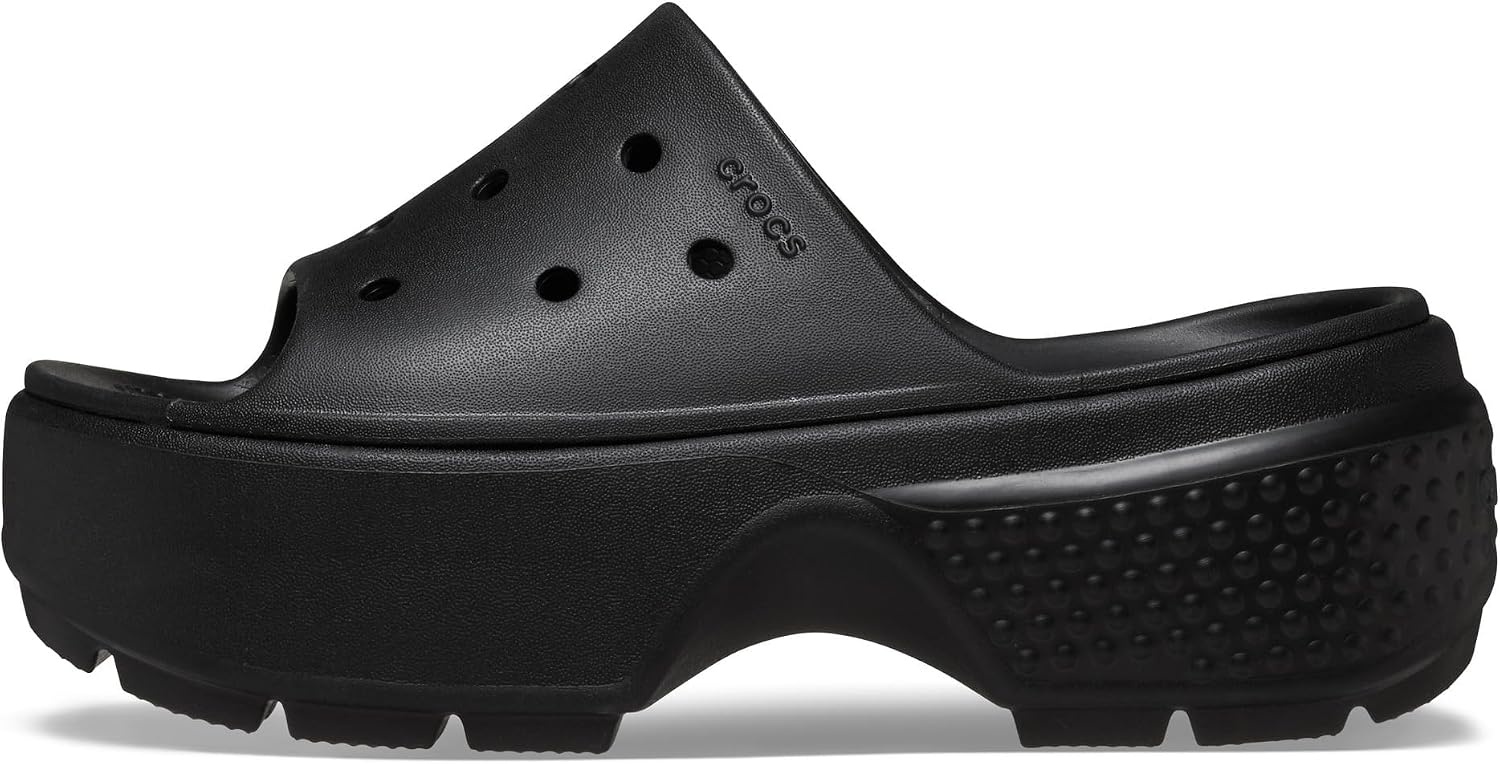 image:imageCrocs Womens Stomp Slides Casual SandalsBlack