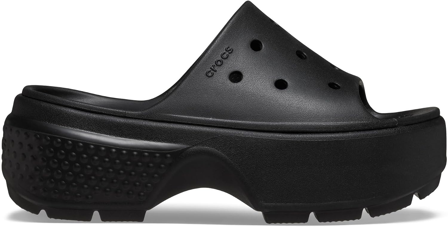 image:imageCrocs Womens Stomp Slides Casual SandalsBlack