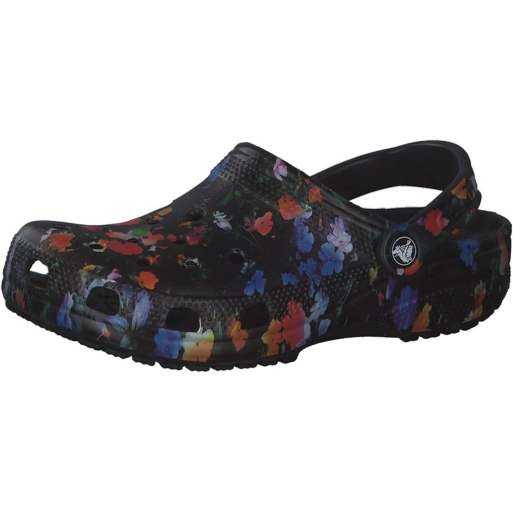 image:imageCrocs Classic ClogsFloral PrintBlack