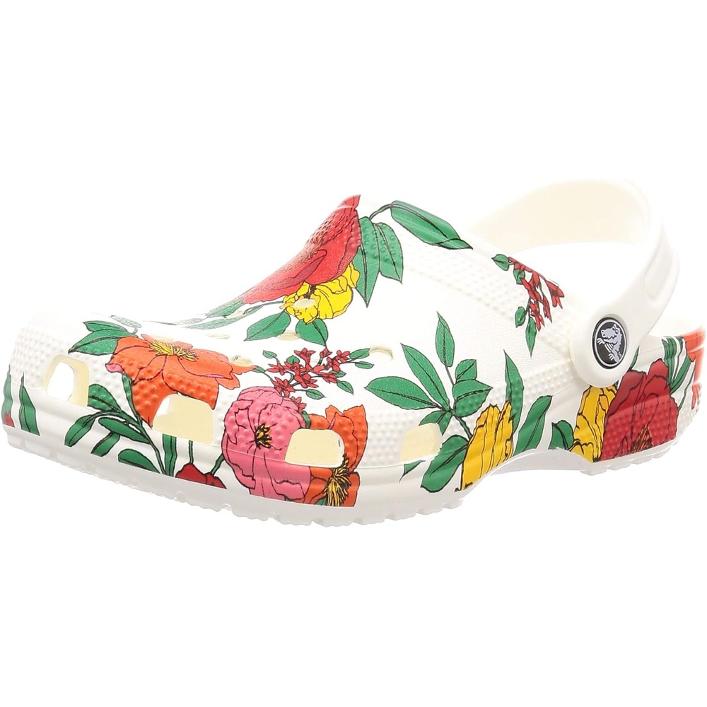 image:imageCrocs Classic ClogsWhiteFloral