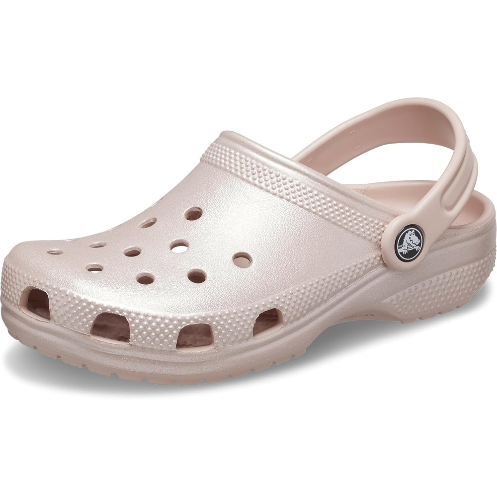 image:imageCrocs Kids Classic Glitter Clog  Casual ShoesPink ClayShimmer