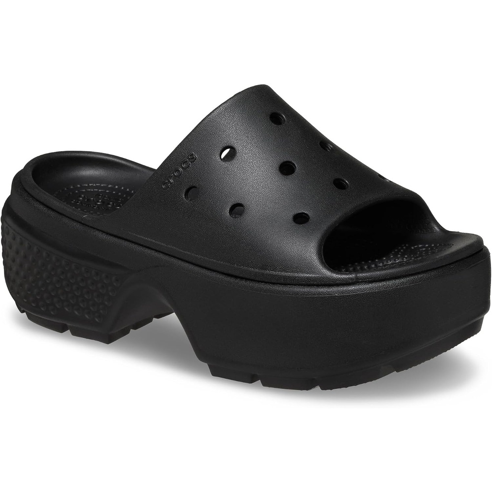 image:imageCrocs Womens Stomp Slides Casual SandalsBlack