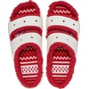 Crocs Classic Clogs(White/Holiday Print)