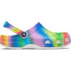 Crocs Classic Clogs(White/Multi Spray Dye)
