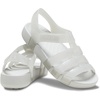 Crocs Girls’ Isabella Glitter Sandals(Silver Glitter)