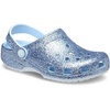 Crocs Kids Classic Glitter Clog | Casual Shoes(Blue Frost Glitter)