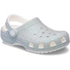 Crocs Kids Classic Glitter Clog | Casual Shoes(Glittery White)