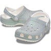 Crocs Kids Classic Glitter Clog | Casual Shoes(Glittery White)