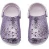 Crocs Kids Classic Glitter Clog | Casual Shoes(Grape Ice)