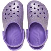 Crocs Kids Classic Glitter Clog | Casual Shoes(Purple)