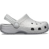 Crocs Kids Classic Glitter Clog | Casual Shoes(Silver)