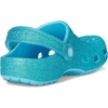 Crocs Kids Classic Glitter Clog | Casual Shoes(Tinted Glass)