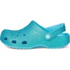 Crocs Kids Classic Glitter Clog | Casual Shoes(Tinted Glass)