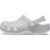 Crocs Kids Classic Glitter Clog | Casual Shoes(White)