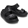 Crocs Unisex Adult Classic Crush Sandals | Casual Sandals(Black)