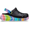 Crocs Unisex Adult Crush Clogs(Black/Multi Spray Dye)