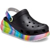 Crocs Unisex Adult Crush Clogs(Black/Multi Spray Dye)