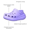Crocs Unisex Adult Crush Clogs(Digital Violet)