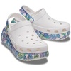 Crocs Unisex Adult Crush Clogs(White/Multi)