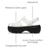 Crocs Unisex Adult Stomp Fisherman Sandal(Chalk)