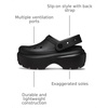 Crocs Women’s Stomp Clog Slip-on Shoes | Casual Shoes(Black)