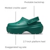Crocs Women’s Stomp Clog Slip-on Shoes | Casual Shoes(Emerald)
